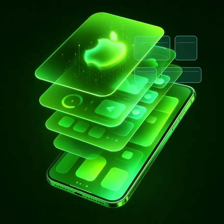Windows Desktop Software 3D illustration for Wafa Smart Tech